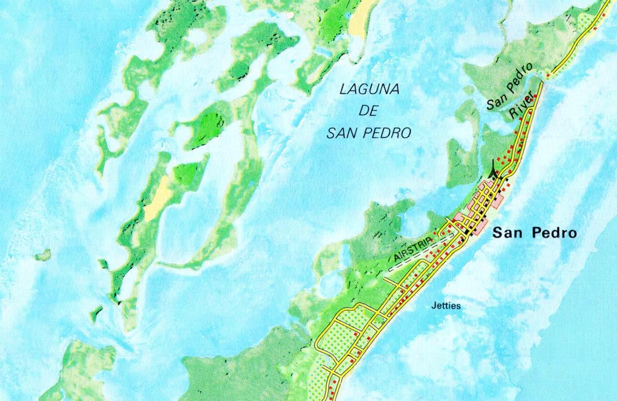 سان پیڈرو بیلیز سڑک کے نقشے