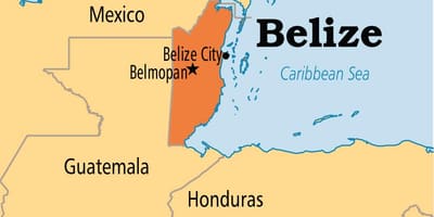نقشہ کے belmopan بیلیز